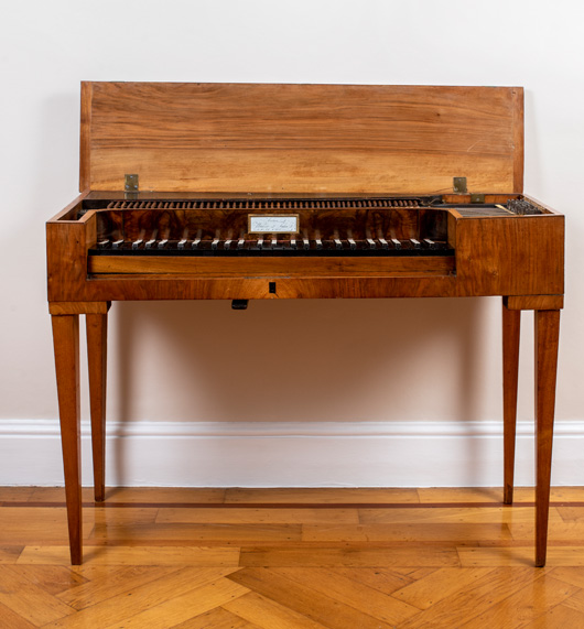 Square piano by Anton Walter